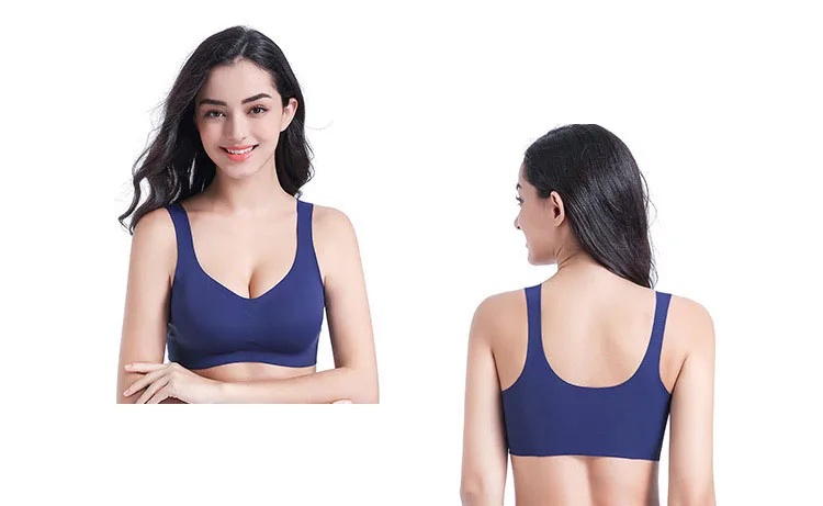 Queenral Bras For Women Seamless Active Bra Push Up Bra Vest Wire Free Lingerie Brassiere Sleeping Bra Bralette Intimates Female8