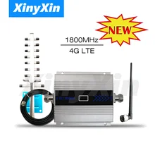 4G LTE DCS 1800 МГц Мобильный телефон усилитель GSM 1800 повторитель сигнала Сотовая связь сотовый телефон усилитель сети 4G 65dB усиления ЖК-дисплей Дисплей