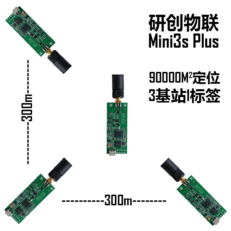 Uwb Крытый позиционирования Development Kit, высокая мощность 3 базовой станции 1 метка