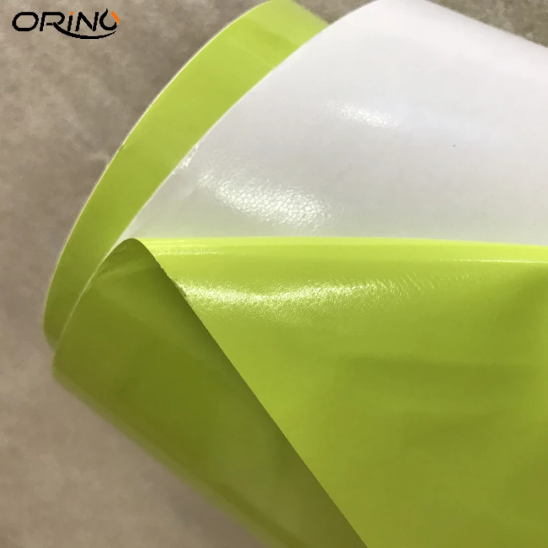 Fluorescent Yellow Glossy Vinyl Film Sticker-8