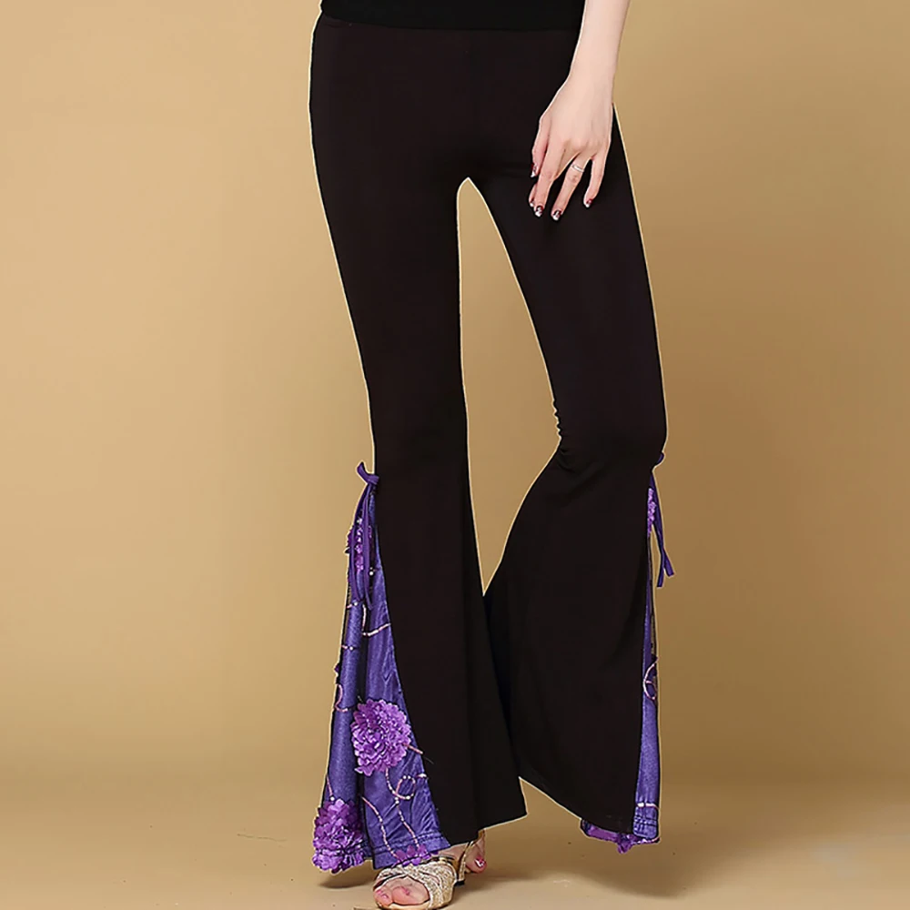 2017 New Women Ballroom Dance Pants 1 Piece Cotton M XXXL Stage