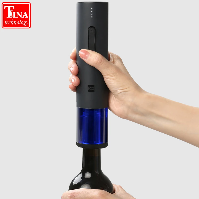 

2018 Newest arrival Original Xiaomi Mijia Huohou Automatic Wine Bottle Kit Electric Corkscrew With Foil Cutter