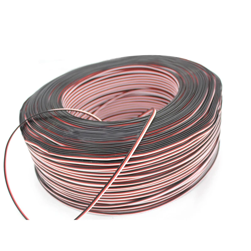 Wholesale JR Futaba servo extension cable wire cord 100M 26AWG 3P lead
