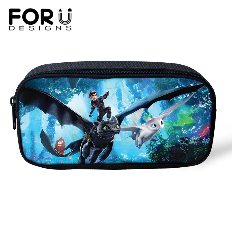 

How to Train Your Dragon Pencil Cases for Kids Students Pencil Box Women Custom Cartoon Makeup Bags School Stationery Supplies