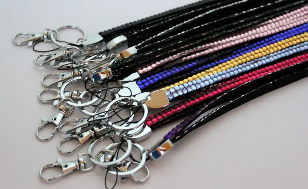 1pcs Shinning Bling Crystal Rhinestone Lanyard Neck Strap For Id Badge Holder Key Diffe Colors Strapsid Aliexpress 1pcs Shinning Bling Crystal