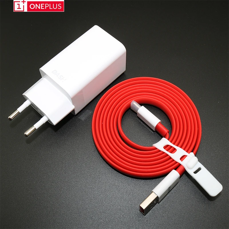 

Original ONEPLUS 3 3T 5 5T 6 Dash Charger 5V 4A EU USB Fast Charger Adapter, USB 3.1 Quick Charge Data Dash Cable