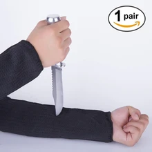 1 пара Стальная проволока порезов рука рукав гвардии наручей анти истиранию повязки протектор анти-резка руки труд инструмент защиты перчатки перчатки рабочие рабочие перчатки защитные перчатки перчатки защитные