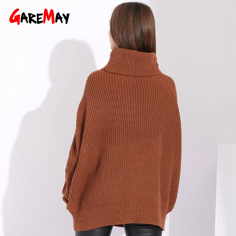 Turtleneck Women Sweater Oversized Jumpers Ladies Women's Winter Sweater Women Pullover Knitted Oversize Sweaters Turtleneck