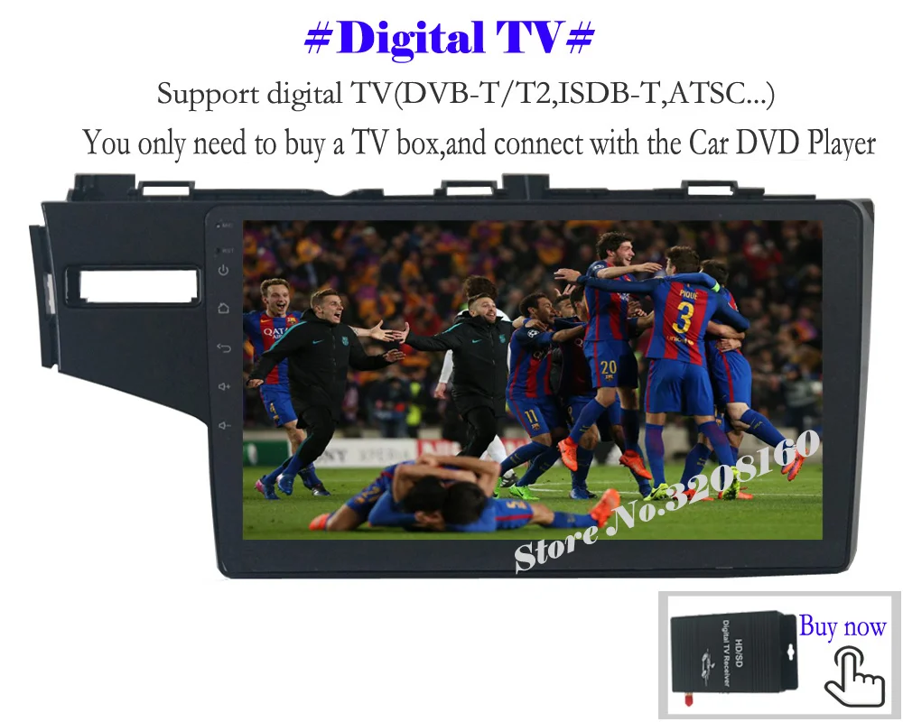 Clearance MAX Android 8.1.0 Car DVD Player for Honda fit 2014 2015 2016 Car Radio RDS Bluetooth 4G WiFi SWC GPS Navigation System Free Map 11