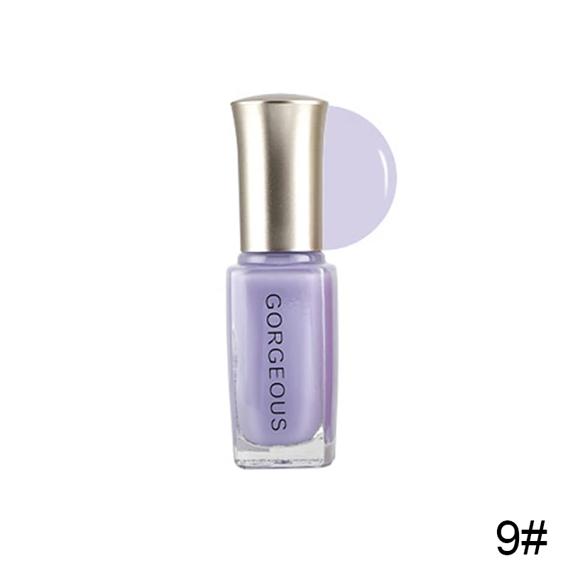 Subtransparent Nail Polish Jelly Translucent Nail Varnish Quick Dry Clear Lacquer 10ML Candy Nude Color Environmental Protection - Цвет: 9