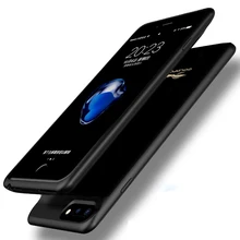 Goldfox 4,7 дюйма 2500 мАч/5000 мАч Батарея Зарядное устройство чехол для iPhone 6 6S 7 8 Портативный внешний Мощность Bank зарядки чехол