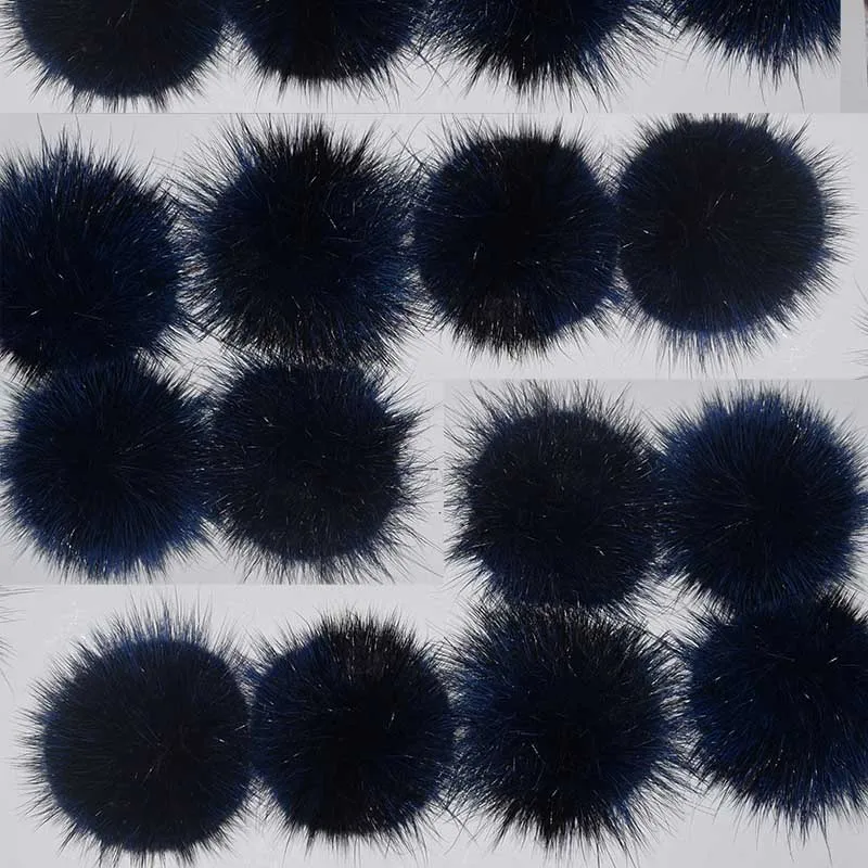 

Natural Mink Fur Ball 10pcs 4.5cm one lot DIY Fur Material home textile material Genuine Mink Fur Pompoms Real Fur Bobbles