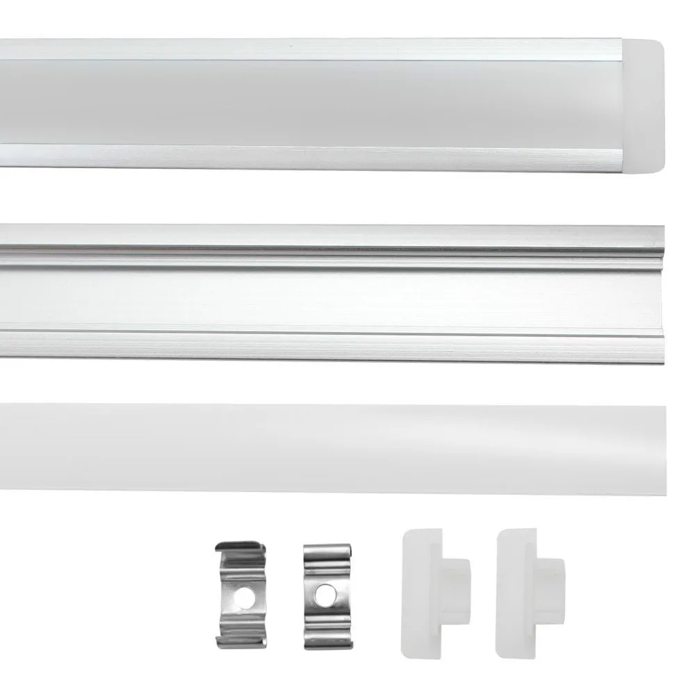 10 шт. 1 м 5630 5730 72 led жесткая полоса для шкафа лампы DC 12V с утопленным алюминиевым