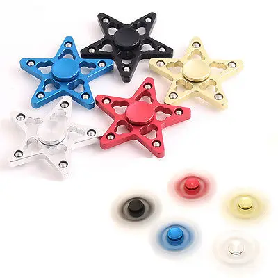 

2017 New Fidget Finger Spinner Hand Focus Spin Aluminum EDC Bearing Stress Toys Adults