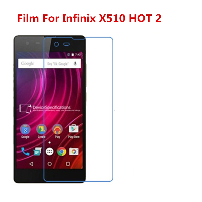 

5 Pcs Ultra Thin Clear HD LCD Screen Guard Protector Film With Cleaning Cloth Film For Infinix X510 HOT 2.
