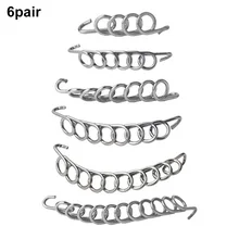12 шт./компл. фиксаж провода дома восстановить фиксаж Нержавеющая сталь безболезненный клип акроникс Профессиональный вросшие ногти Педикюр ног "францзуский маникюр" корректор