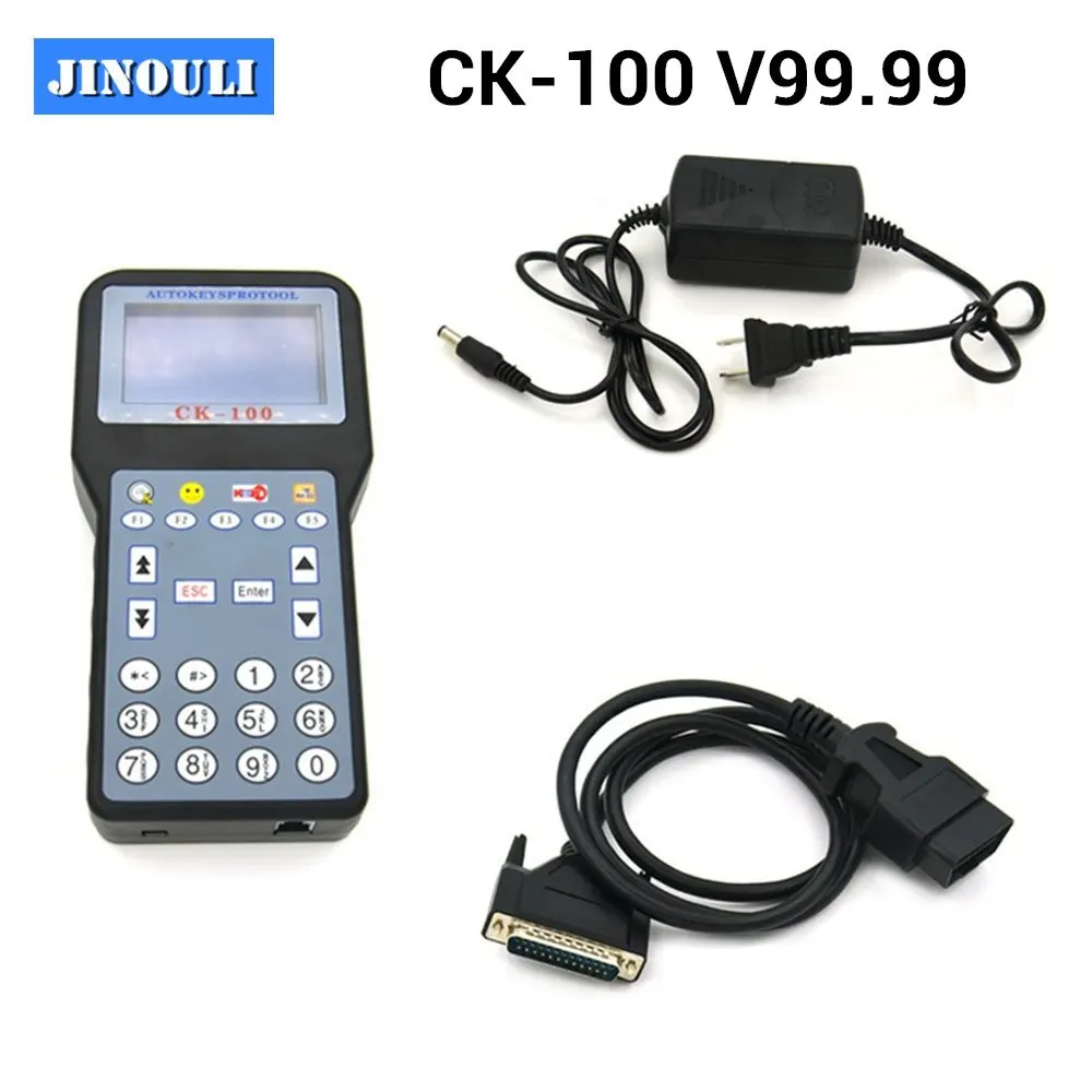 Новые CK-100 V99.99 Универсальный Авто программатор ключей CK 100 с multi-языком ключ зажигания с транспондером программист CK 100 V99.99