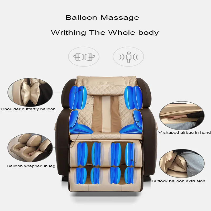 Новое массажное кресло нулевая капсула с эффектом невесомости многофункциональная полная автоматическая электрическая машина 3D Робот массажер умная мебель