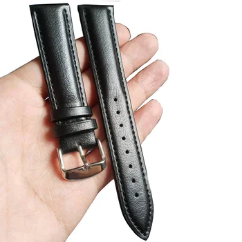 

2019 Fashion NAPA Pattern Leather Strap Waterproof Leather Watch Band Pin Buckle Watchband 12mm 14mm 16mm 18mm 20mm 22mm 24mm