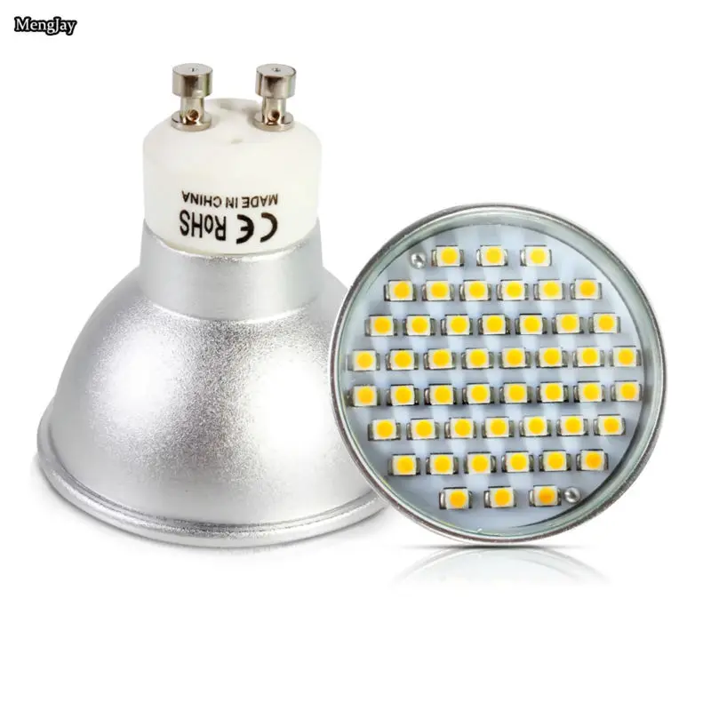 1x GU10 9 w SMD 2835 48LED GU10 пятно электрическая лампочка, переменное напряжение 220 V 420lm Алюминий высокое качество Лидер продаж по всему миру