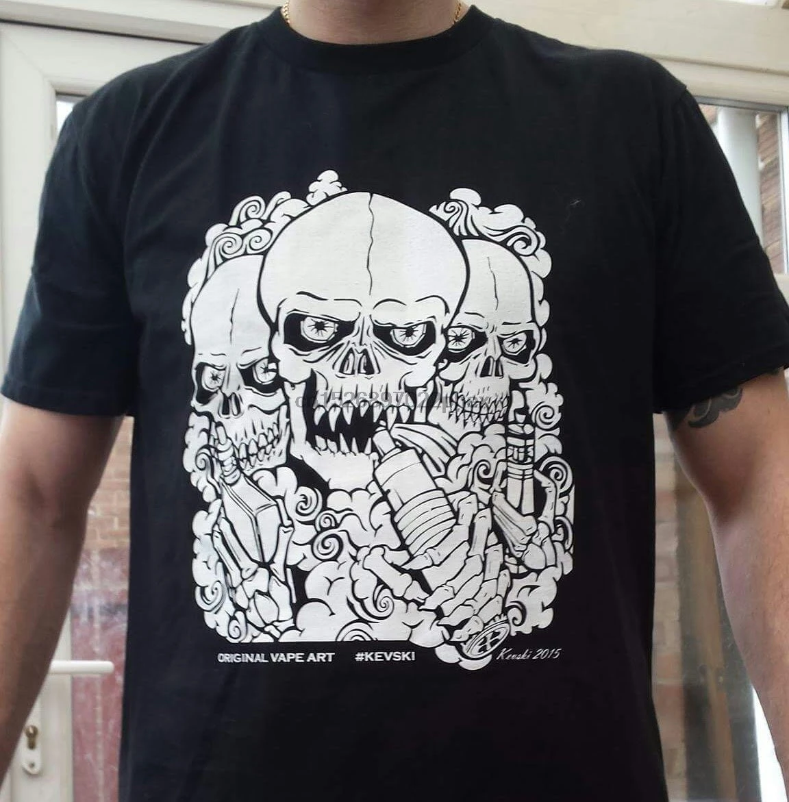 

Vape T-shirts- Premium Screen Print -Original designvape art by Kevski men t shirt