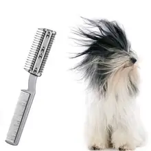 Очищающий Инструмент для красоты для домашних животных, двуглавый клинок, расческа для удаления волос для собак, кошек, YZ