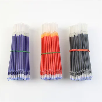 

10pcs/Lot Neutral Ink Gel Pen Refill Neutral Pen Good Quality Refill Black Blue Red 0.5mm 0.38mm Bullet Refill Office And School