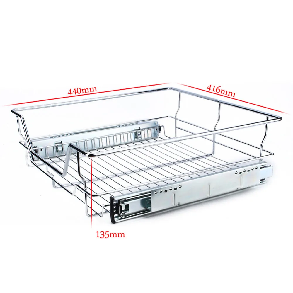 1 шт кухонный шкаф выдвижной металлический ящик-корзина шкаф для хранения Органайзер
