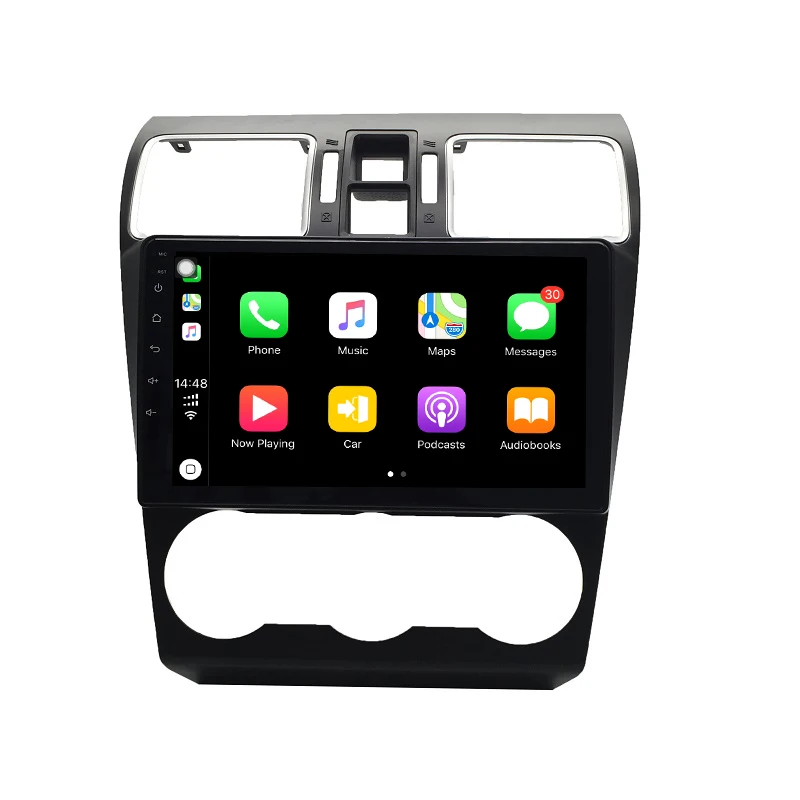 Flash Deal 1 din android 9.0 8-core 4+64G IPS Screen car radio gps navigation Multimedia Player for Subaru WRX 4
