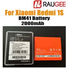 In Stock 100% Brand New 2000mAh BM41 Mobile Smart Phone Replacement Battery For Xiaomi Redmi 1S With Free Shipping