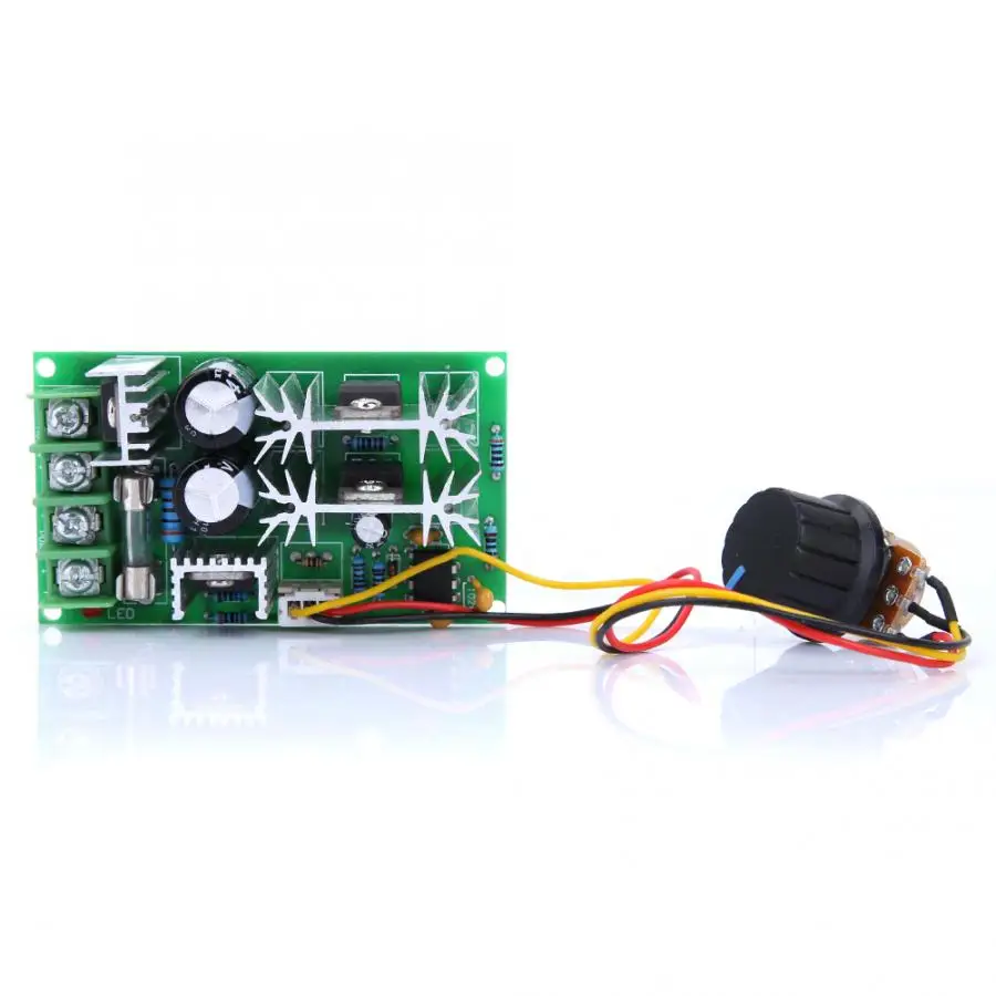 

DC 9-60V 20A Electric Motor Controller Board PWM Motor Regulator