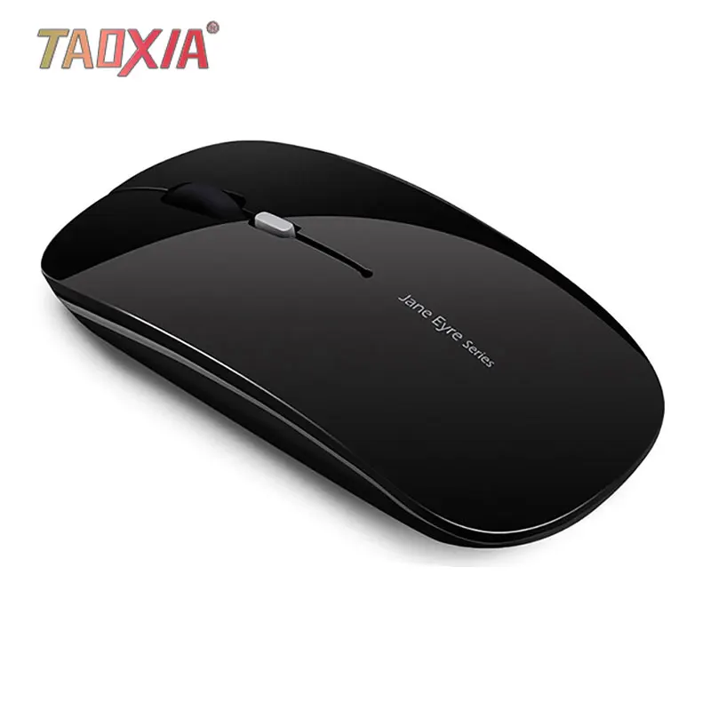 

Wireless Mouse Computer Bluetooth Mute Rechargeable 2.4G Receiver Bluetooth Ultra-thin Laptop Mouse Cordless Universal
