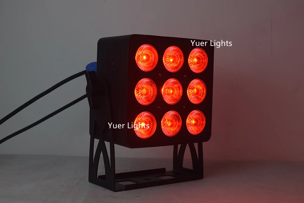 Алюминиевый сплав светодиодный Par 9X18 Вт RGBWA+ UV 6в1 светодиодный Par может Par Светодиодный прожектор Dj лазерный проектор эффект освещения сценические огни