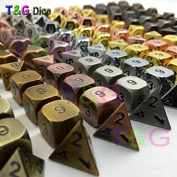 

Metal Elven Dice Set of 10pcs for Role Playing Game