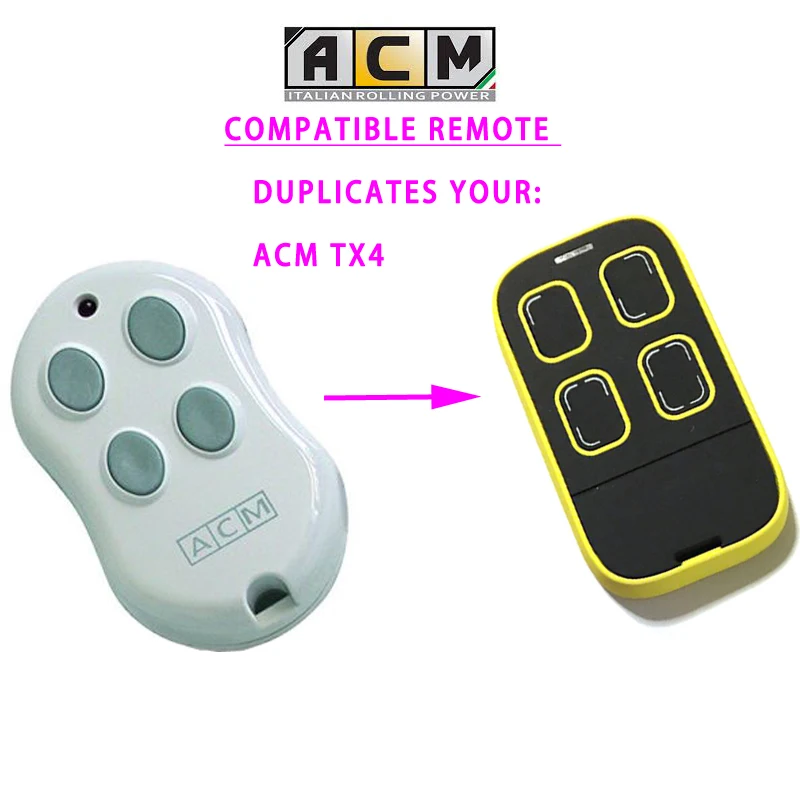 

280mhz to 868mhz Auto Scan Universal Rolling Code Remote Transmitter Fob Replace For ACM TX4