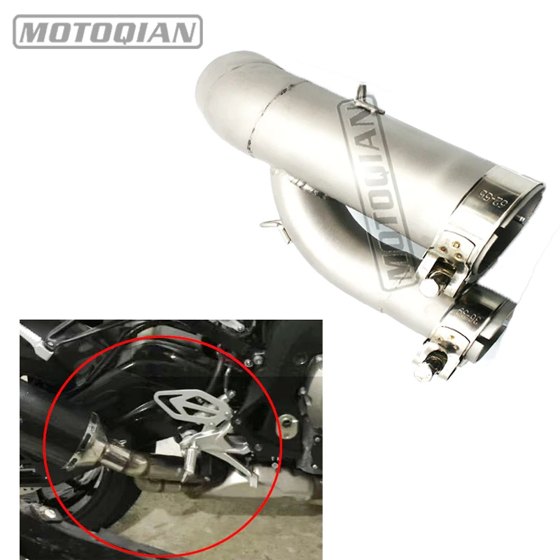 

Motorcycle Exhaust Middle Link Escape Pipe Connection Pipe System Connector For BMW S1000RR S1000R S1000XR 2017 2018