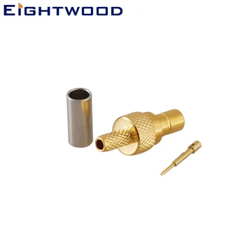 

Eightwood 5PCS DAB DAB+ Antenna Coaxial Connector SMB Crimp Jack Male Straight Adapter for RG174 RG316 LMR100 Cable