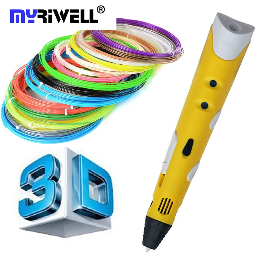 1 75mm ABS PLA DIY Smart 3D Printing Pen 3D Pen Maker Free Filament Adapter Creative