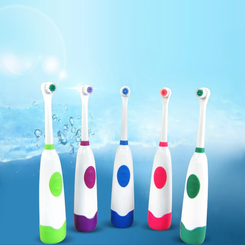 Водонепроницаемые электрические зубные щетки Детские зубные щетки Электрический Массаж Уход за зубами щетка для зубов с 2 головками для детей