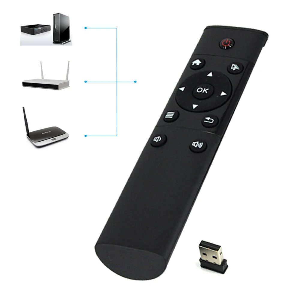 5PCS FM4 Magic 2 4GHz Wireless Control Infrared Remote Control USB Wireless Receiver for Android font