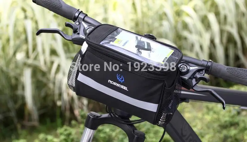 Горный велосипед Roswheel, велосипедная сумка на голову, передняя сумка, Аксессуары для велосипеда 20*15*12 см 183,5 г