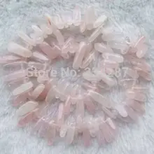 15,5 дюймов 7x18 мм натуральные розы кварца бусины в стиле барокко