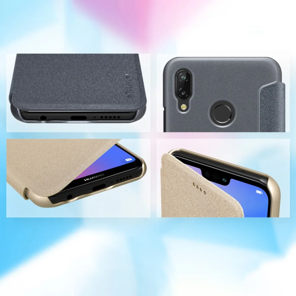 With Card Pocket PC Leather Funda For Huawei P20 Lite Business Patternd Dirt Resistant For Huawei P20 Lite case Anti Knock  (12)