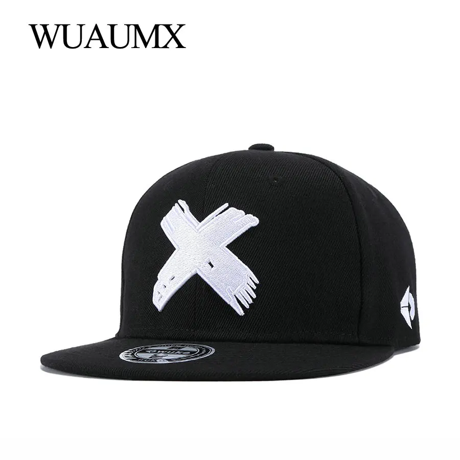 Online Wuaumx Bermerek Baru X Bordir Snapback Topi untuk Wanita Pria Klasik Bisbol Cap Dilengkapi Hip Hop DANCER Hat Casquette Grosir Jual Wuaumx Bermerek Baru X Bordir Snapback Topi untuk Wanita Pria Klasik Bisbol Cap Dilengkapi Hip Hop DANCER Hat Casquette Grosir