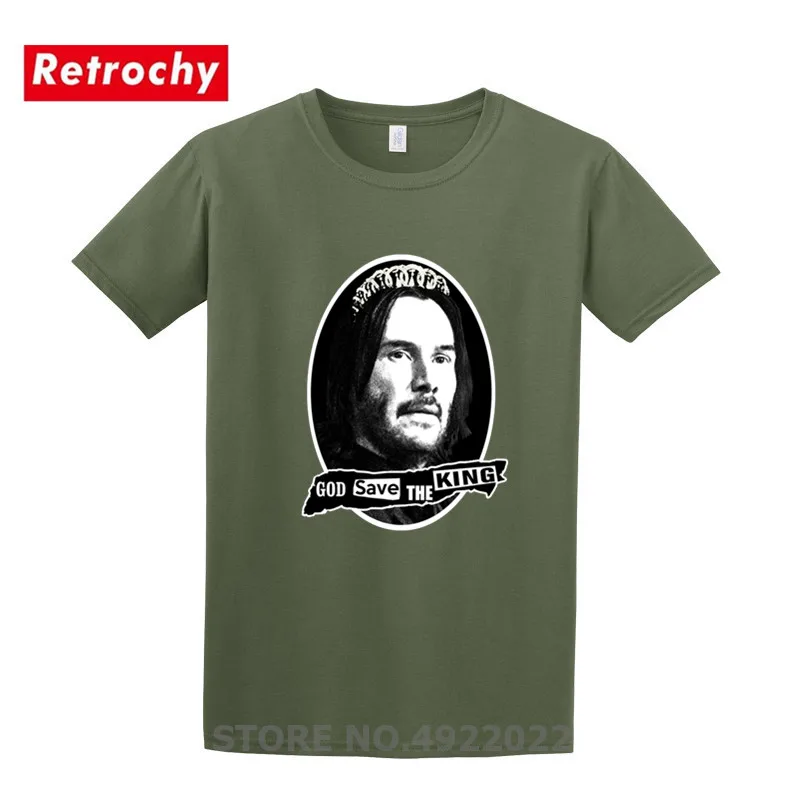 Keanu Tshirt Black Cotton Men 