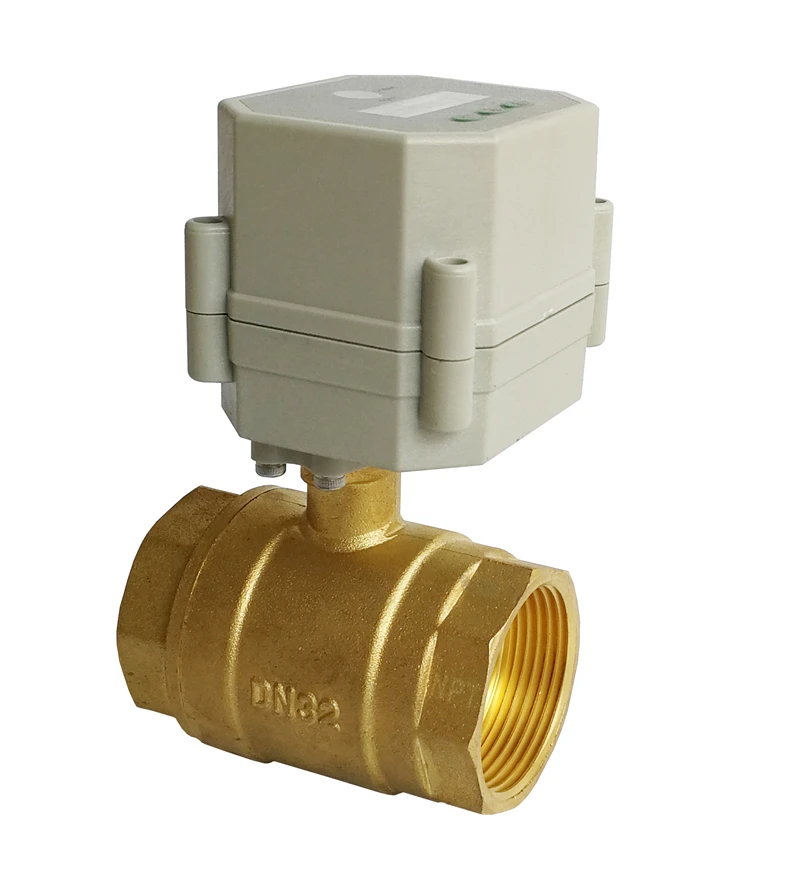 11/4 ''контроль времени Электрический клапан полный порт AC110V-230V BSP/NPT резьба, таймер клапан для орошения