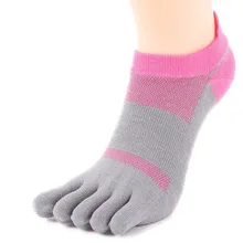 Для мужчин носки для спорта на открытом воздухе пять пальцы рук и ног носки ноги разделительные дышащие амортизирующие носки бег велосипед женские носки до голени для йоги
