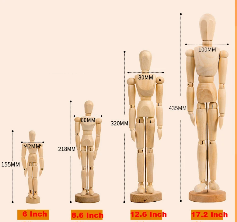 Maniquí de Figura de madera, modelo de cuerpo humano para dibujo artístico,  boceto, nueva calidad|body models|body mannequinsbody manikin - AliExpress