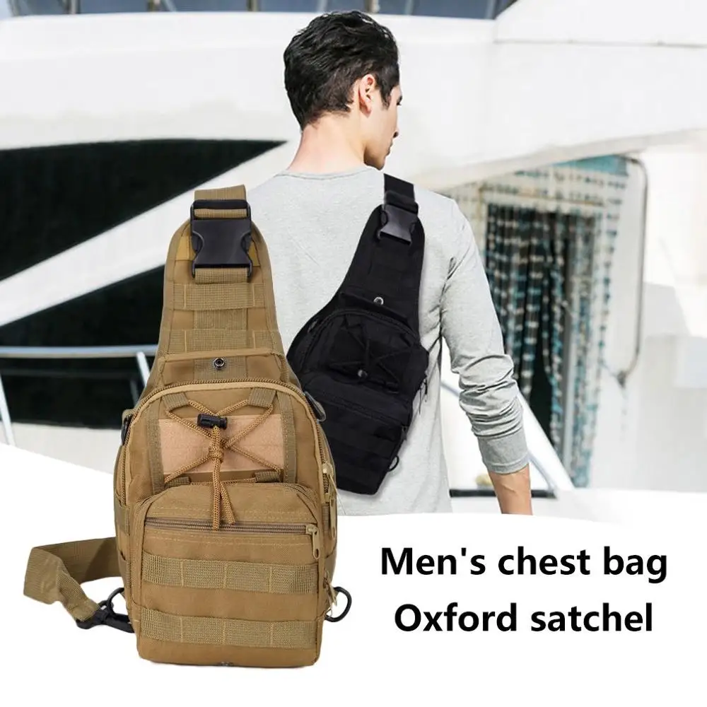 

New Men'S Chest Bag Oxford Bag Messenger Bag Men'S Bag Shoulder Bag Korean Version Of The Small Backpack Casual Waist
