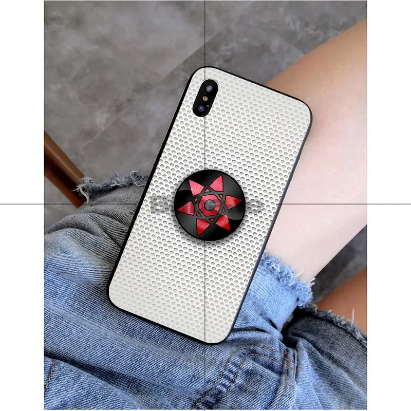 Babaite Naruto Akatsuki Uchiha DIY Окрашенные аксессуары для телефонов Чехол для Apple iPhone 8 7 6 6 S Plus X XS MAX 5 5S SE XR чехол